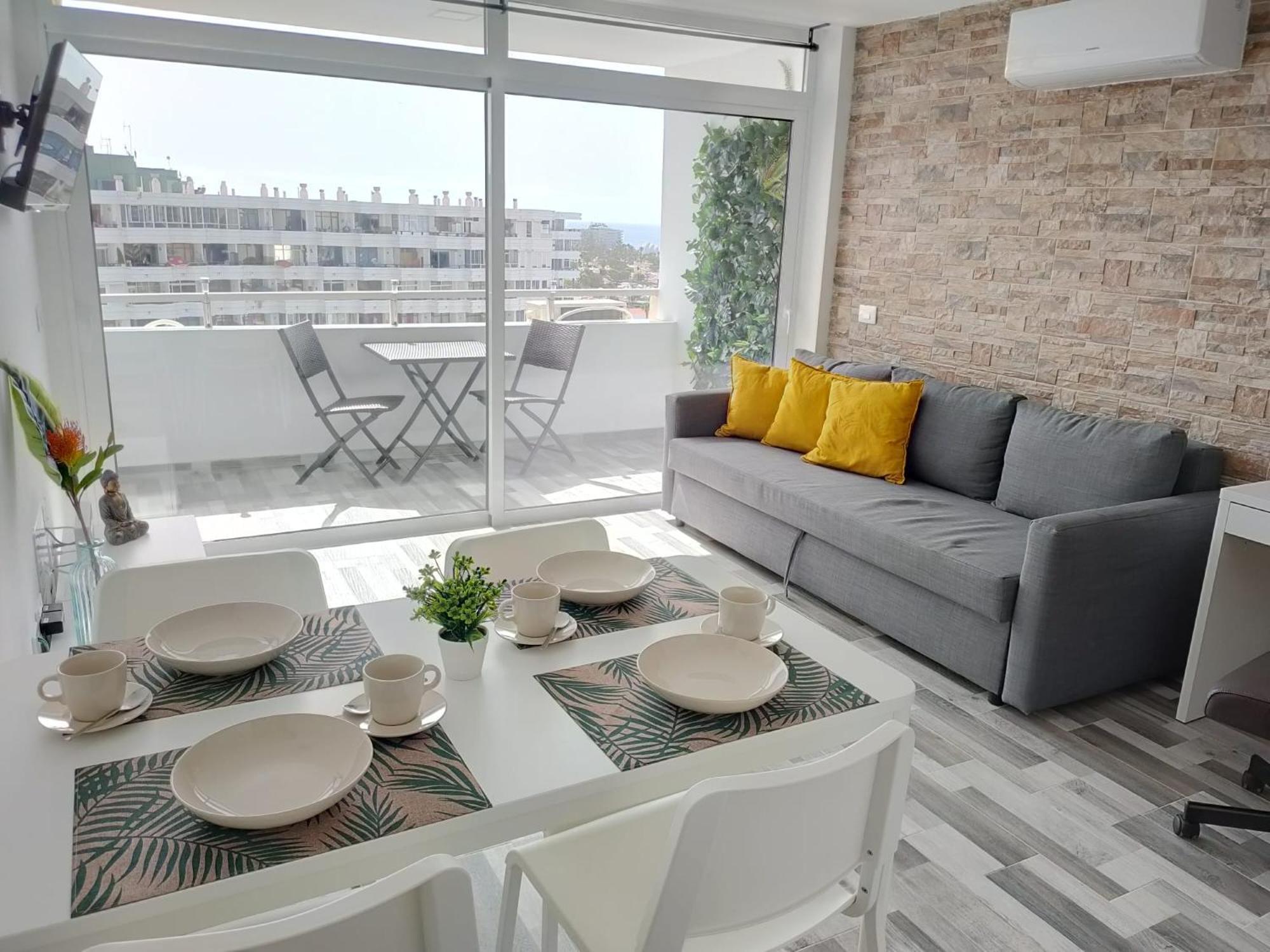Blue Sky, Apartamento Vista Oceano Playa del Ingles  Dış mekan fotoğraf